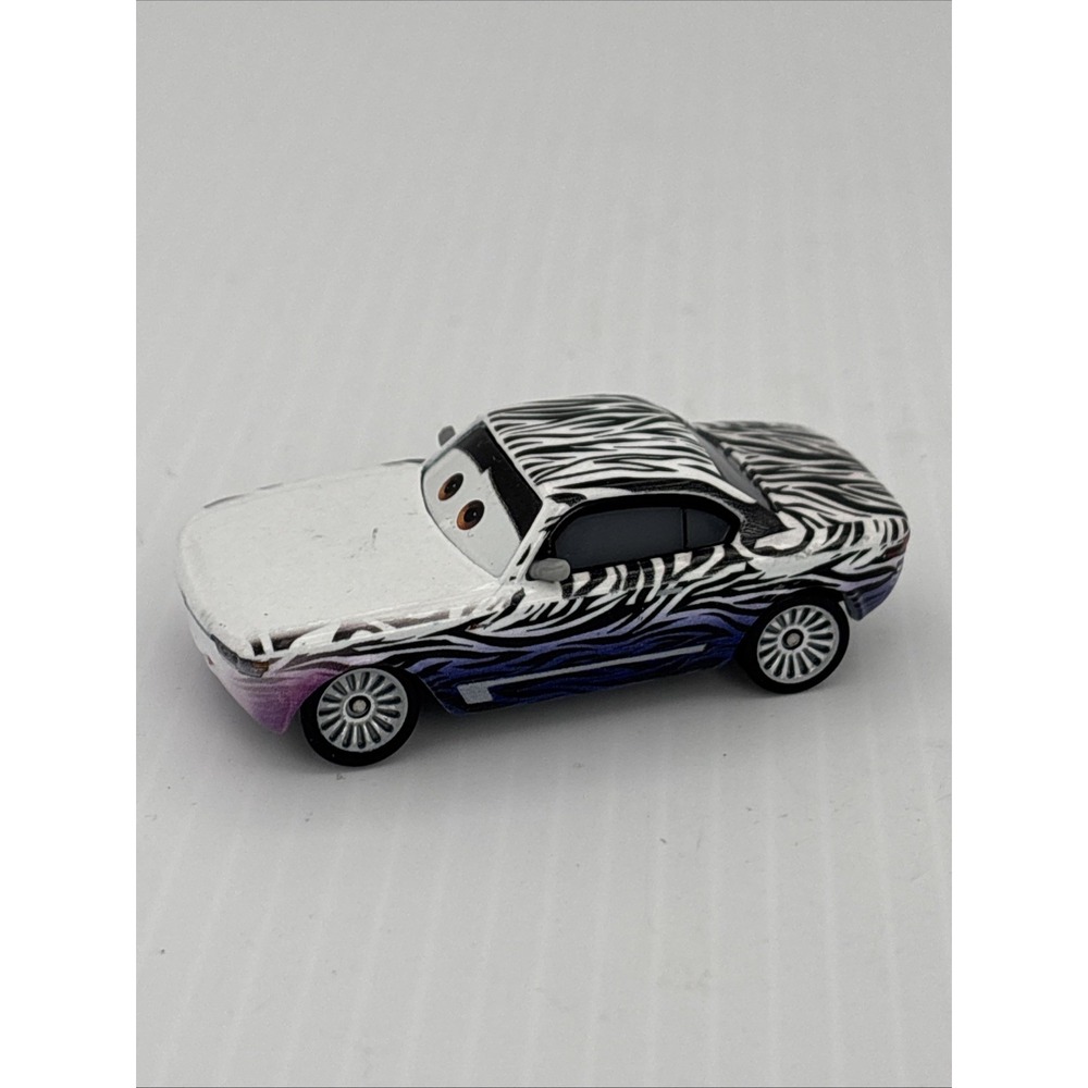 Disney Pixar CARS Kay Pillar-Durev Purple/White Zebra Diecast Car